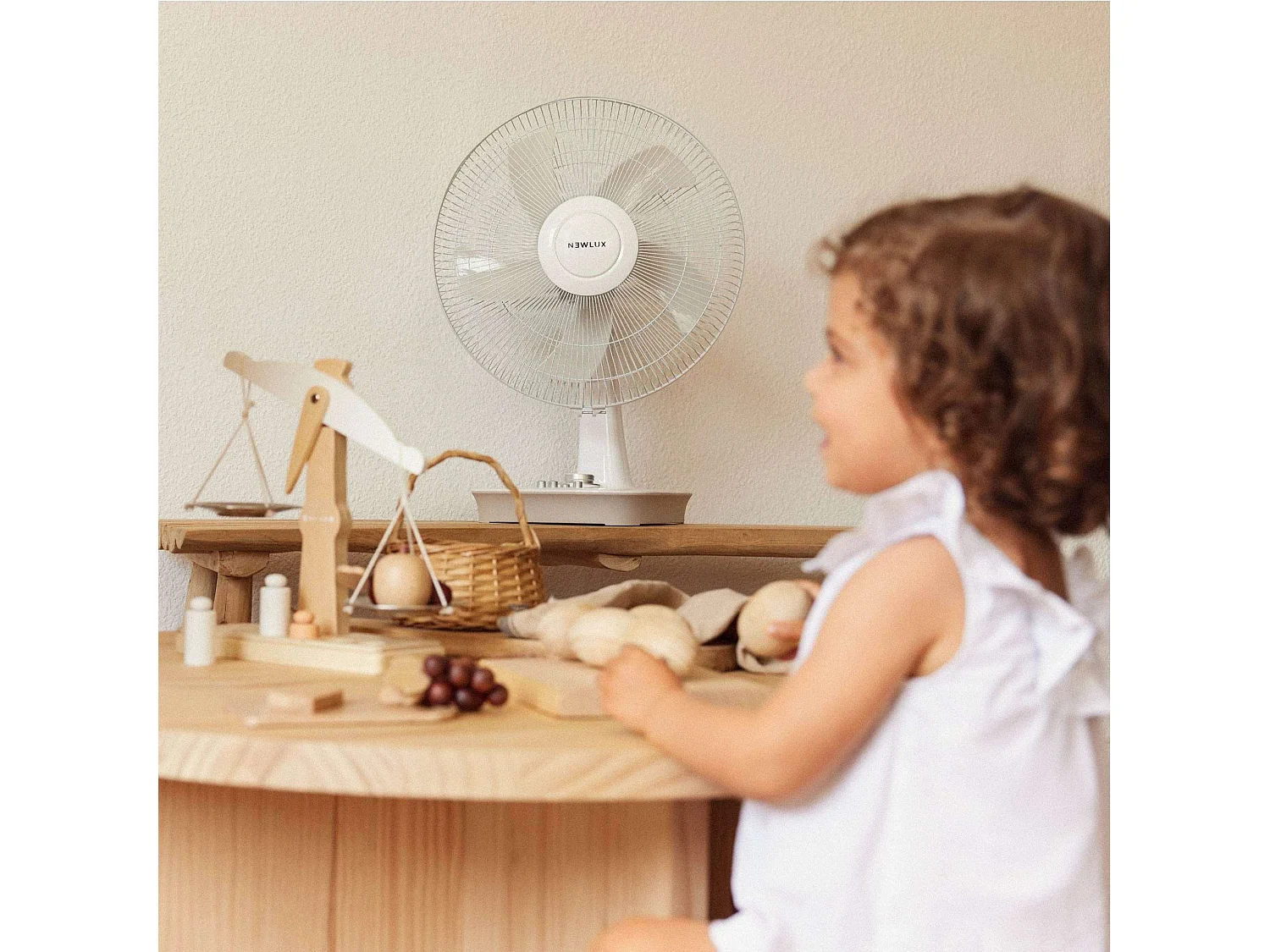 Ventilador de Sobremesa  Desk W500 Blanco - Newlux