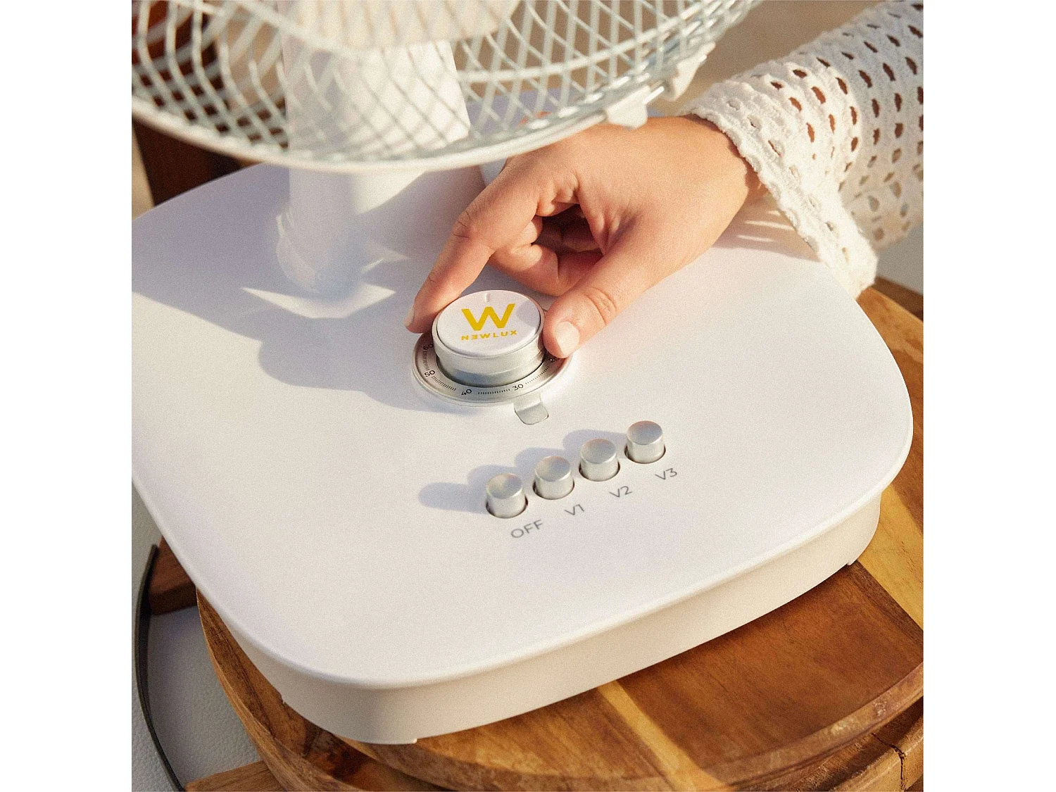 Ventilador de Sobremesa  Desk W500 Blanco - Newlux