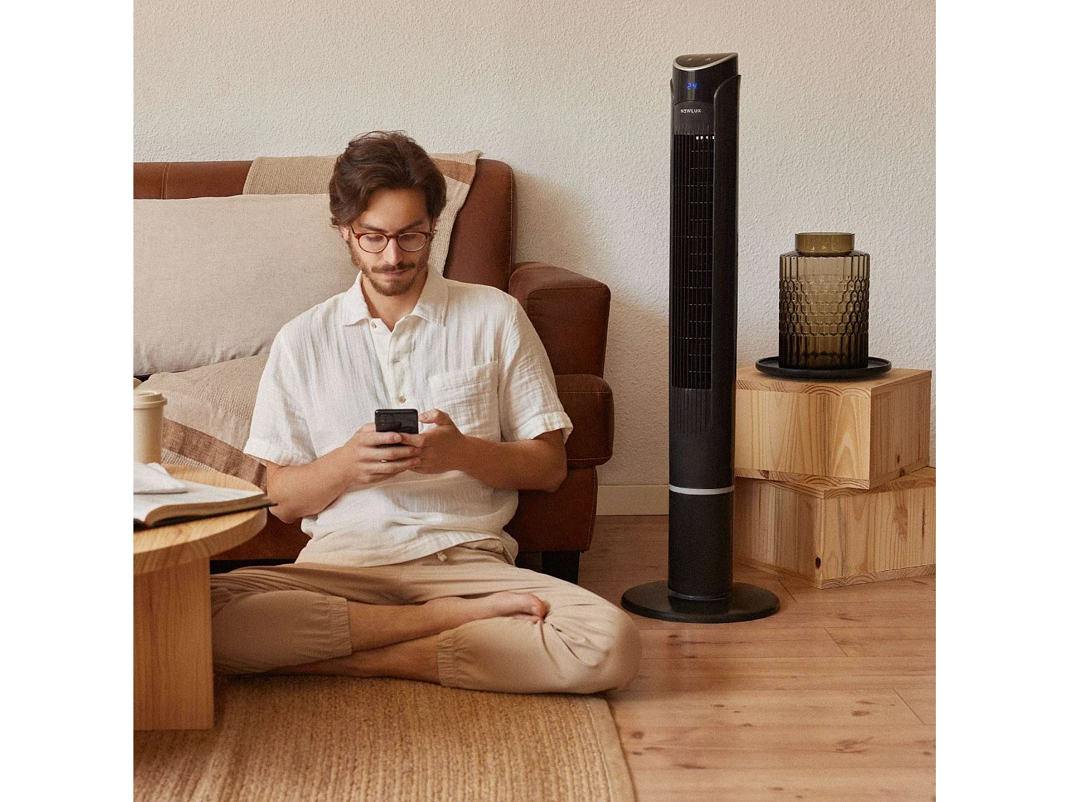 Ventilador de Torre  W130 Negro - Newlux