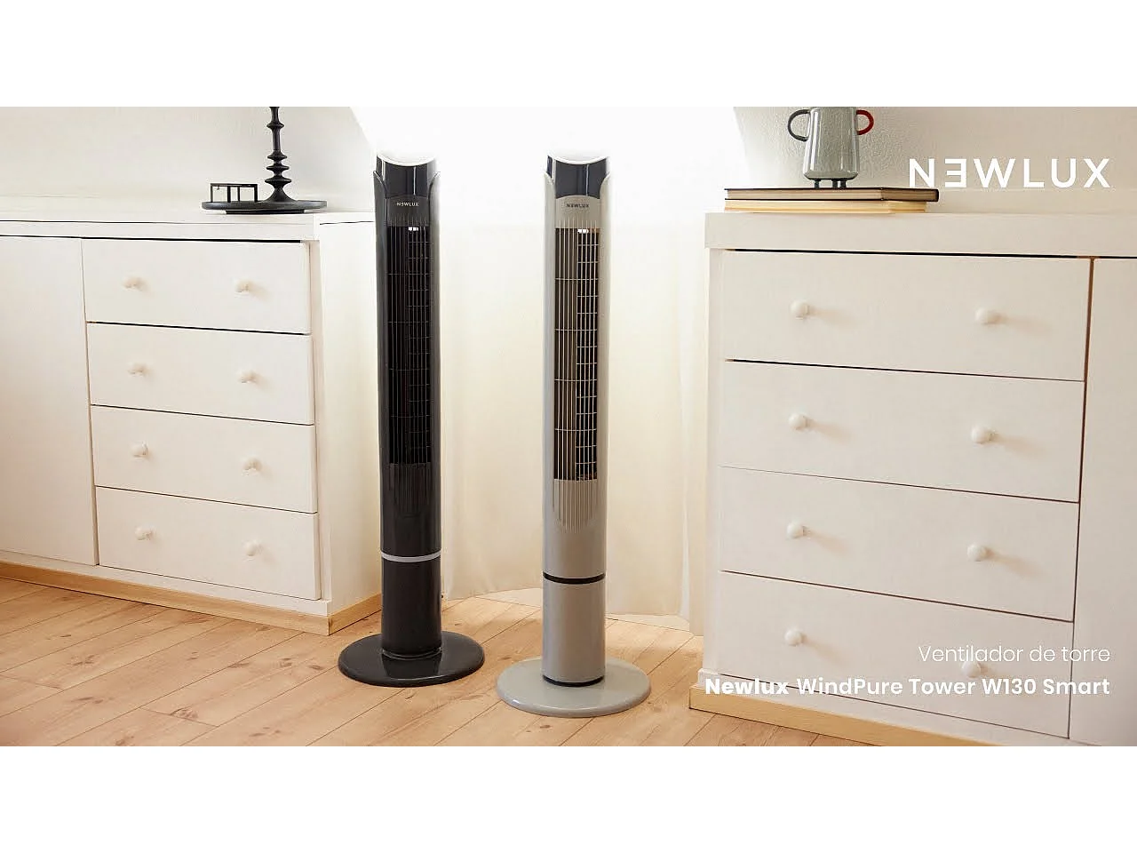 Ventilador de Torre  W130 Negro - Newlux