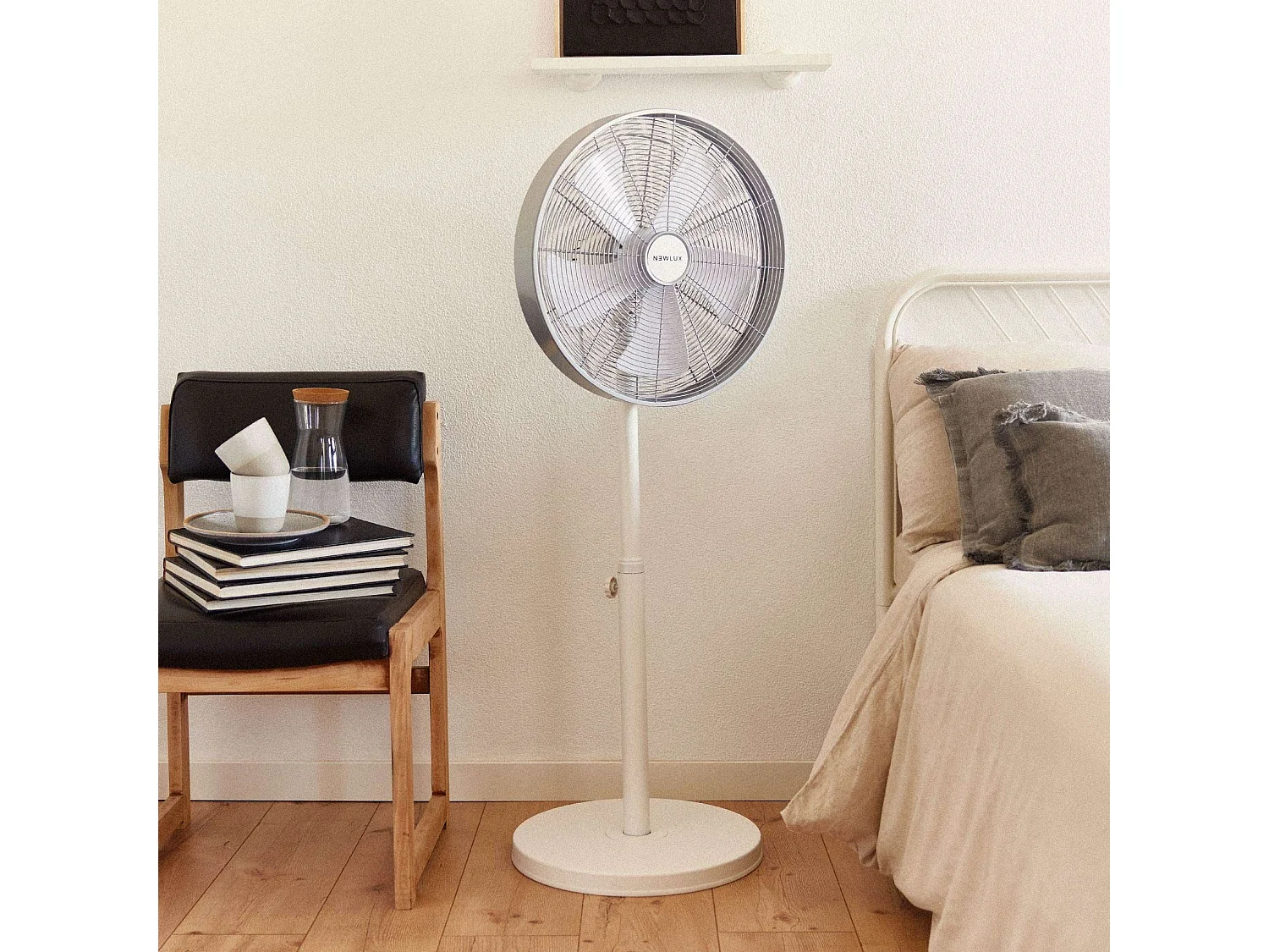 Ventilador de Pie  Smart 5 W1250 Blanco - Newlux