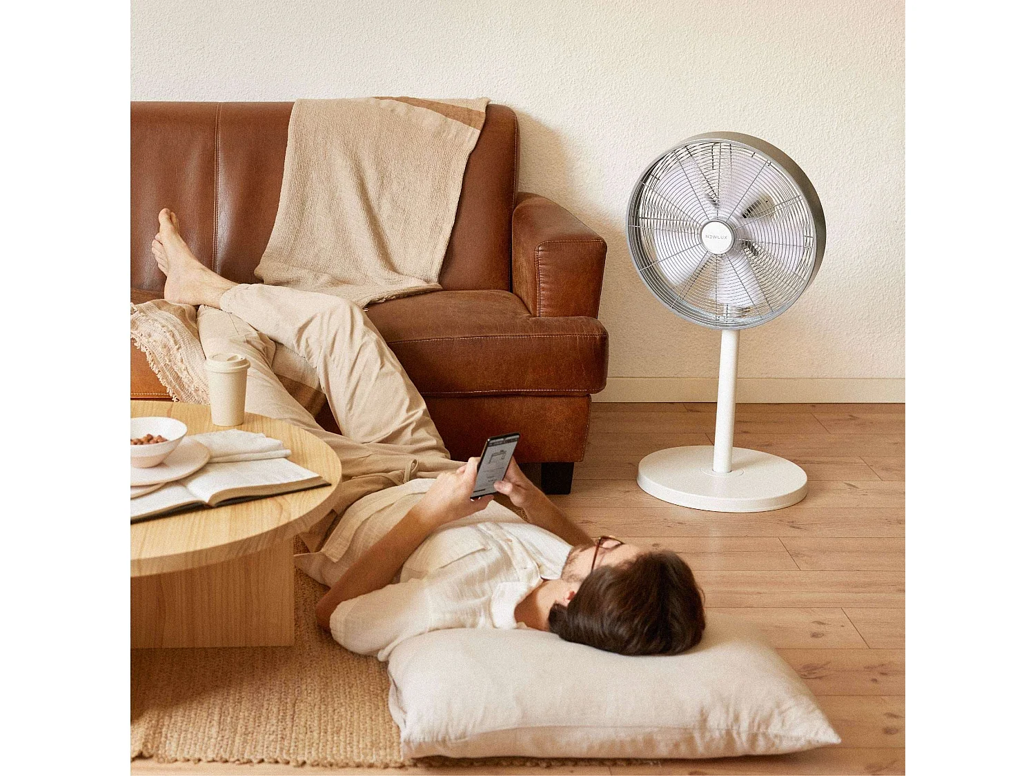 Ventilador de Pie  Smart 5 W1250 Blanco - Newlux