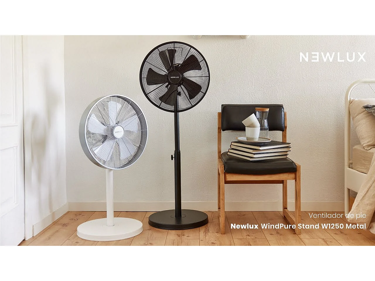 Ventilador de Pie  Smart 5 W1250 Blanco - Newlux