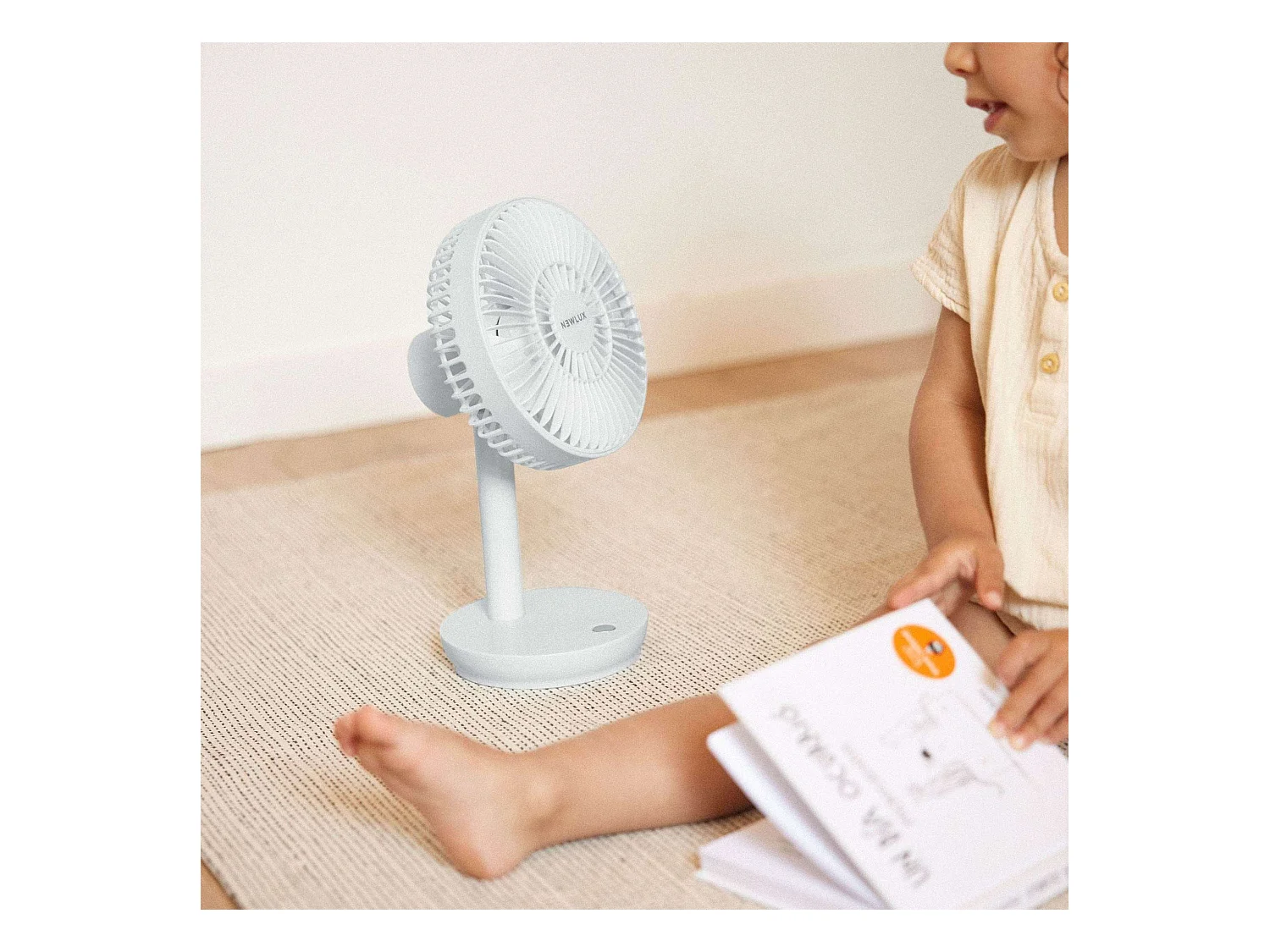 Ventilador de Sobremesa  USB Desk W300 Azul - Newlux