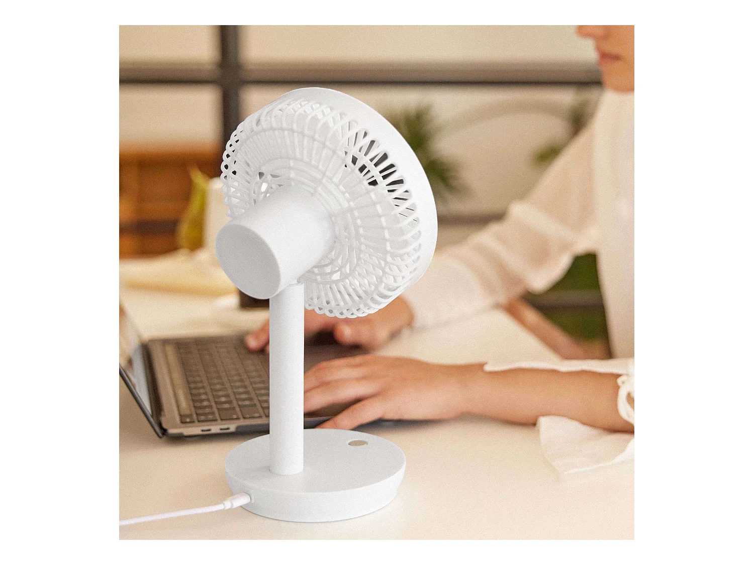 Ventilador de Sobremesa  USB Desk W300 Azul - Newlux