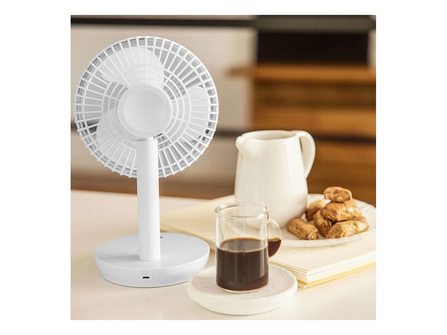 Ventilador de Sobremesa  USB Desk W300 Azul - Newlux