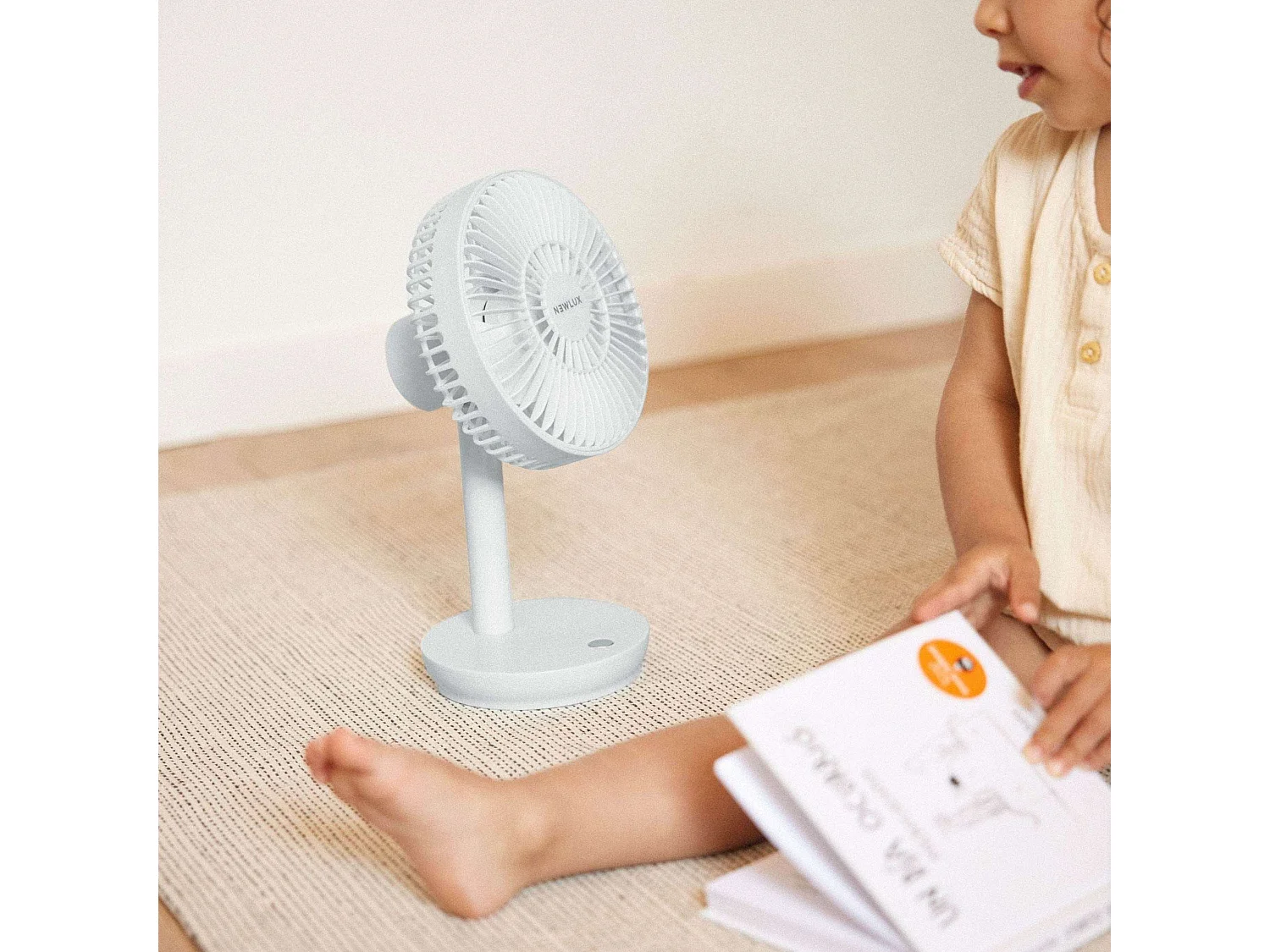 Ventilador de Sobremesa  USB Desk W300 Azul - Newlux