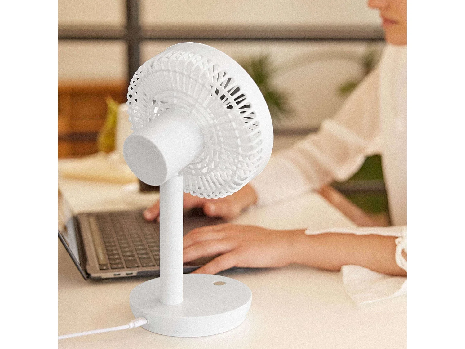 Ventilador de Sobremesa  USB Desk W300 Azul - Newlux