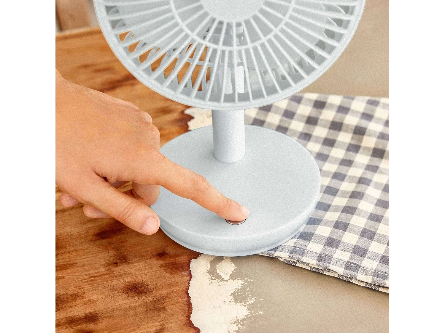 Ventilador de Sobremesa  USB Desk W300 Azul - Newlux