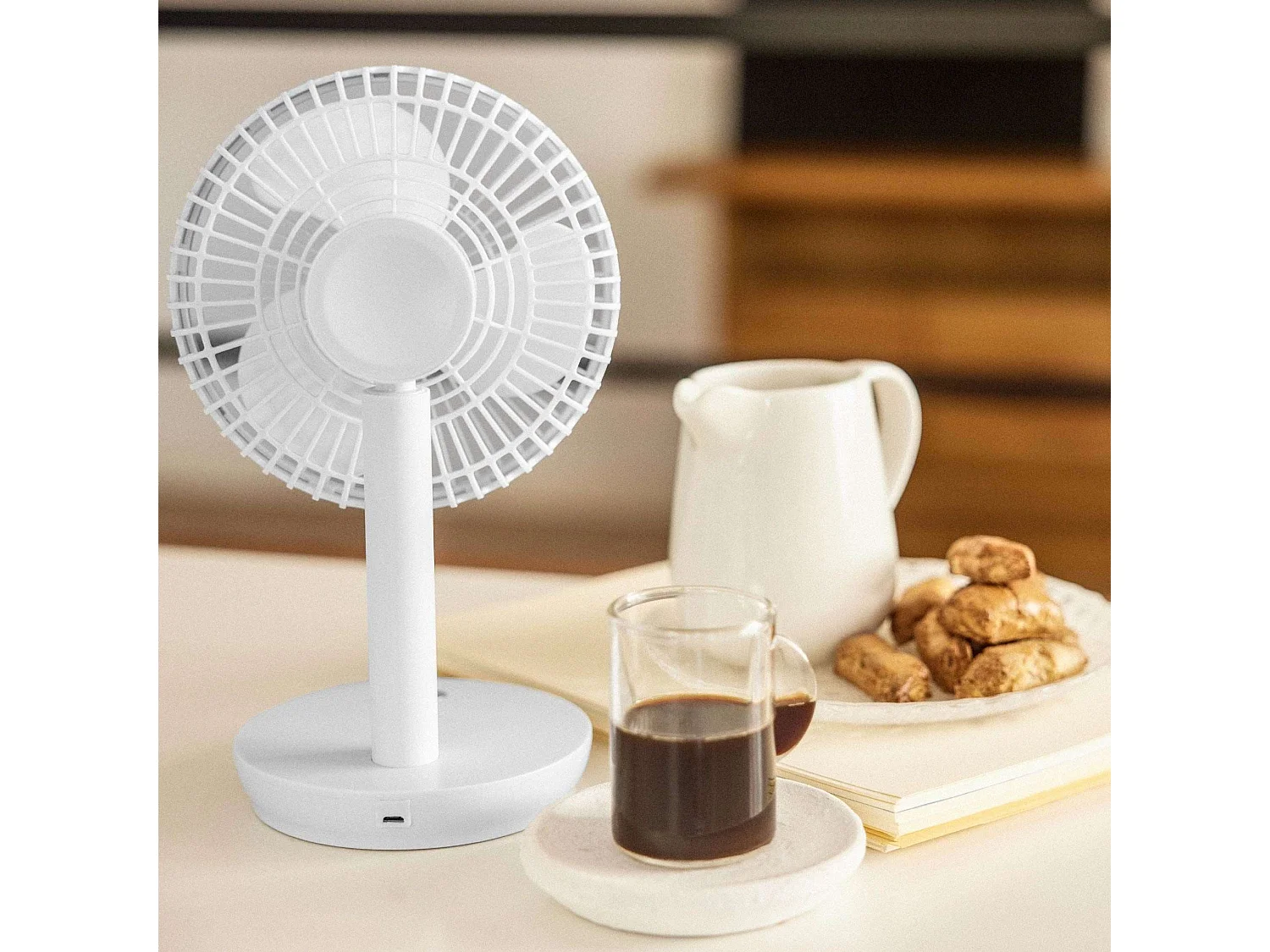 Ventilador de Sobremesa  USB Desk W300 Azul - Newlux