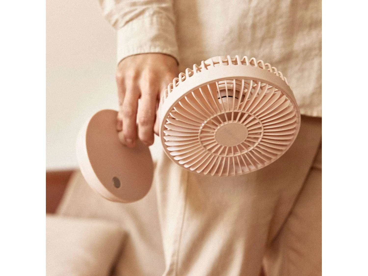 Ventilador de Sobremesa  USB Desk W300 Rosa - Newlux