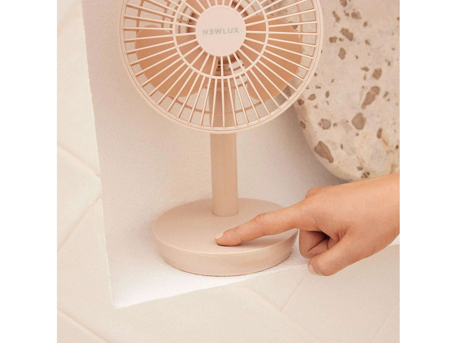 Ventilador de Sobremesa  USB Desk W300 Rosa - Newlux