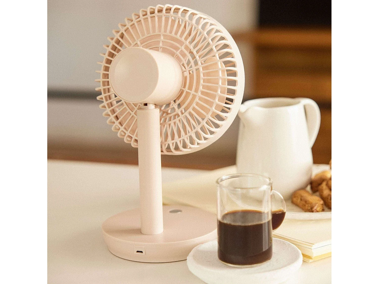 Ventilador de Sobremesa  USB Desk W300 Rosa - Newlux