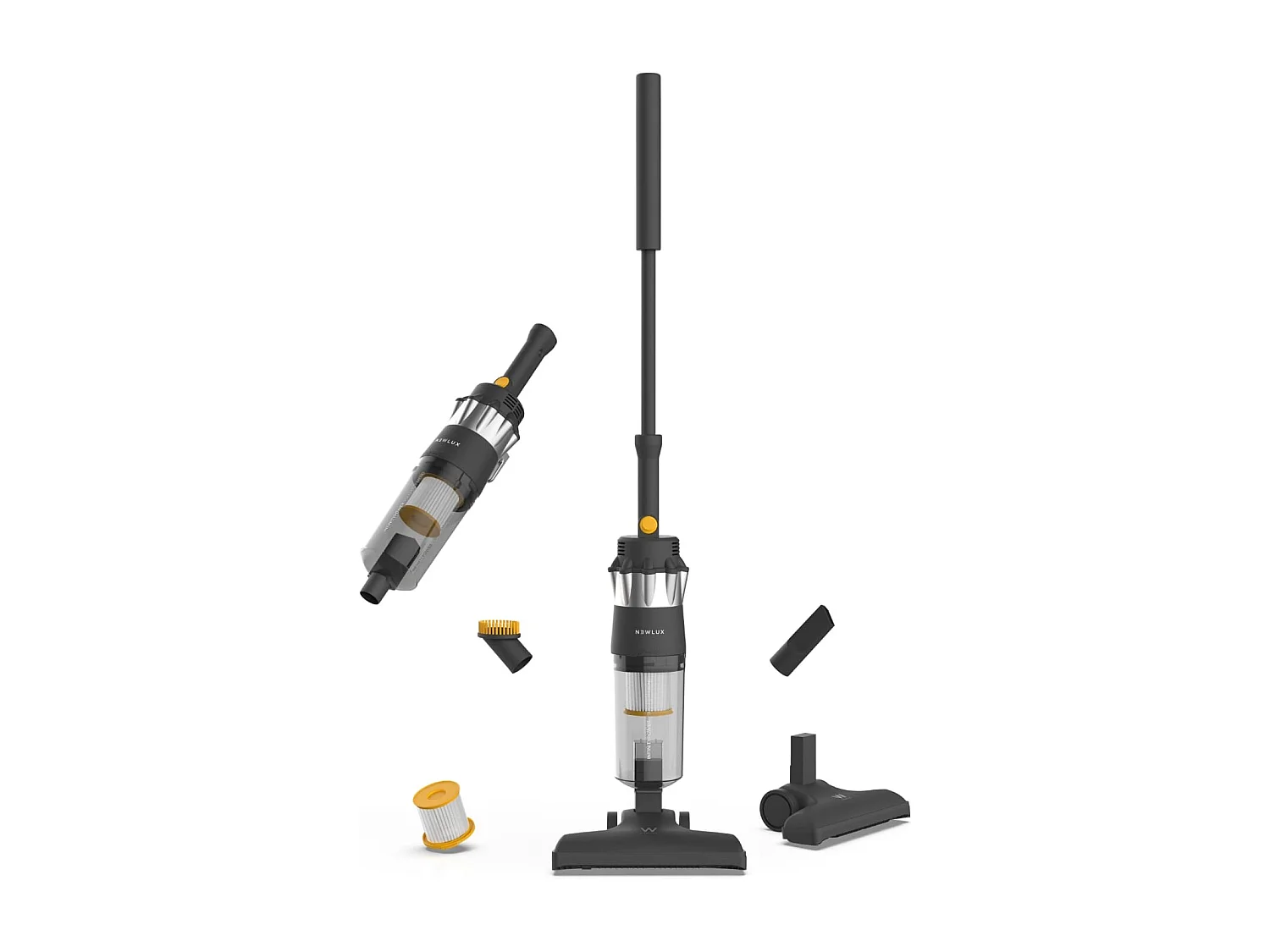 Aspirador Escoba  InfinityPower V900 Negro - Newlux