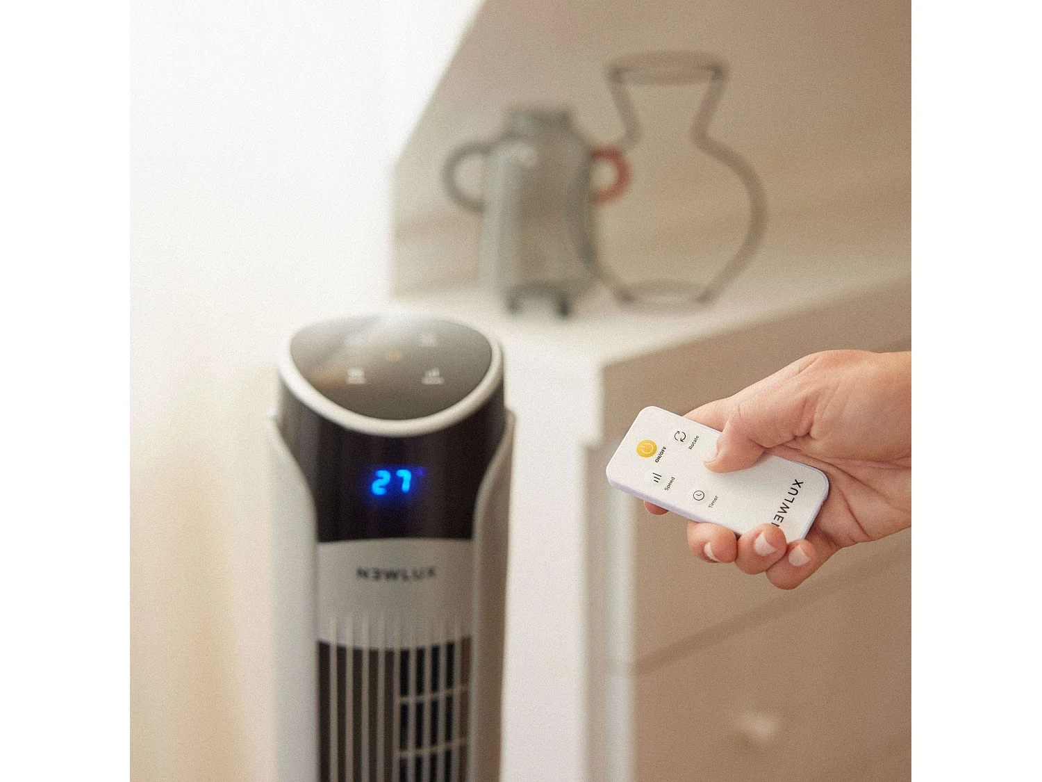 Ventilador de Torre  W130 Gris - Newlux