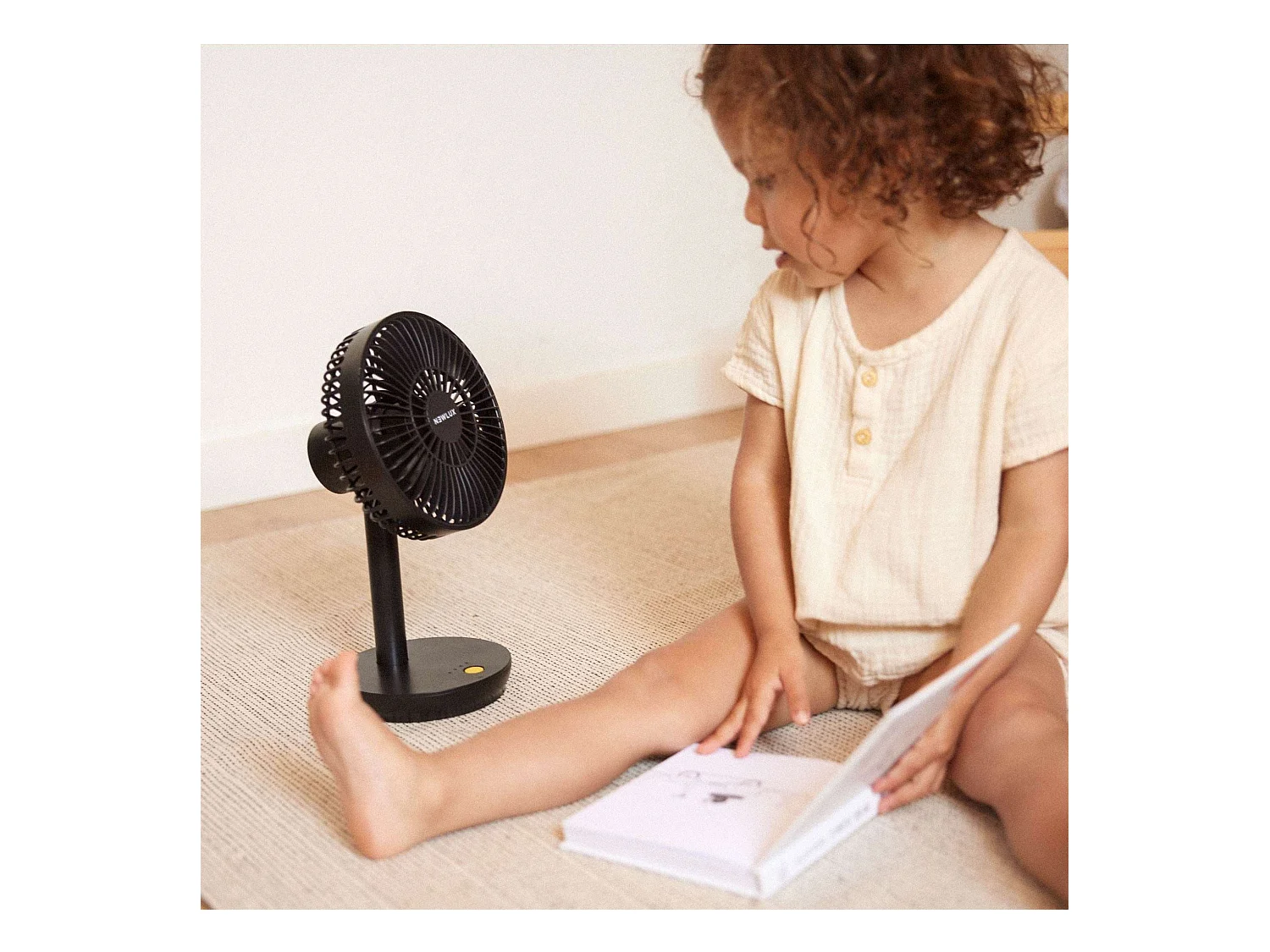 Ventilador de Sobremesa  USB Desk W300 Negro - Newlux