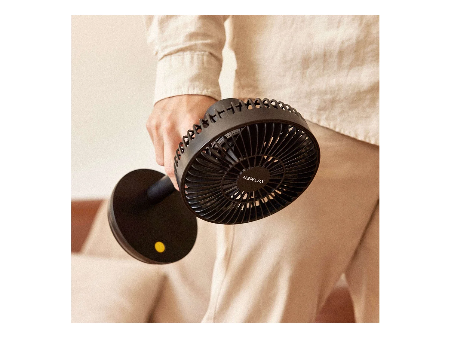 Ventilador de Sobremesa  USB Desk W300 Negro - Newlux