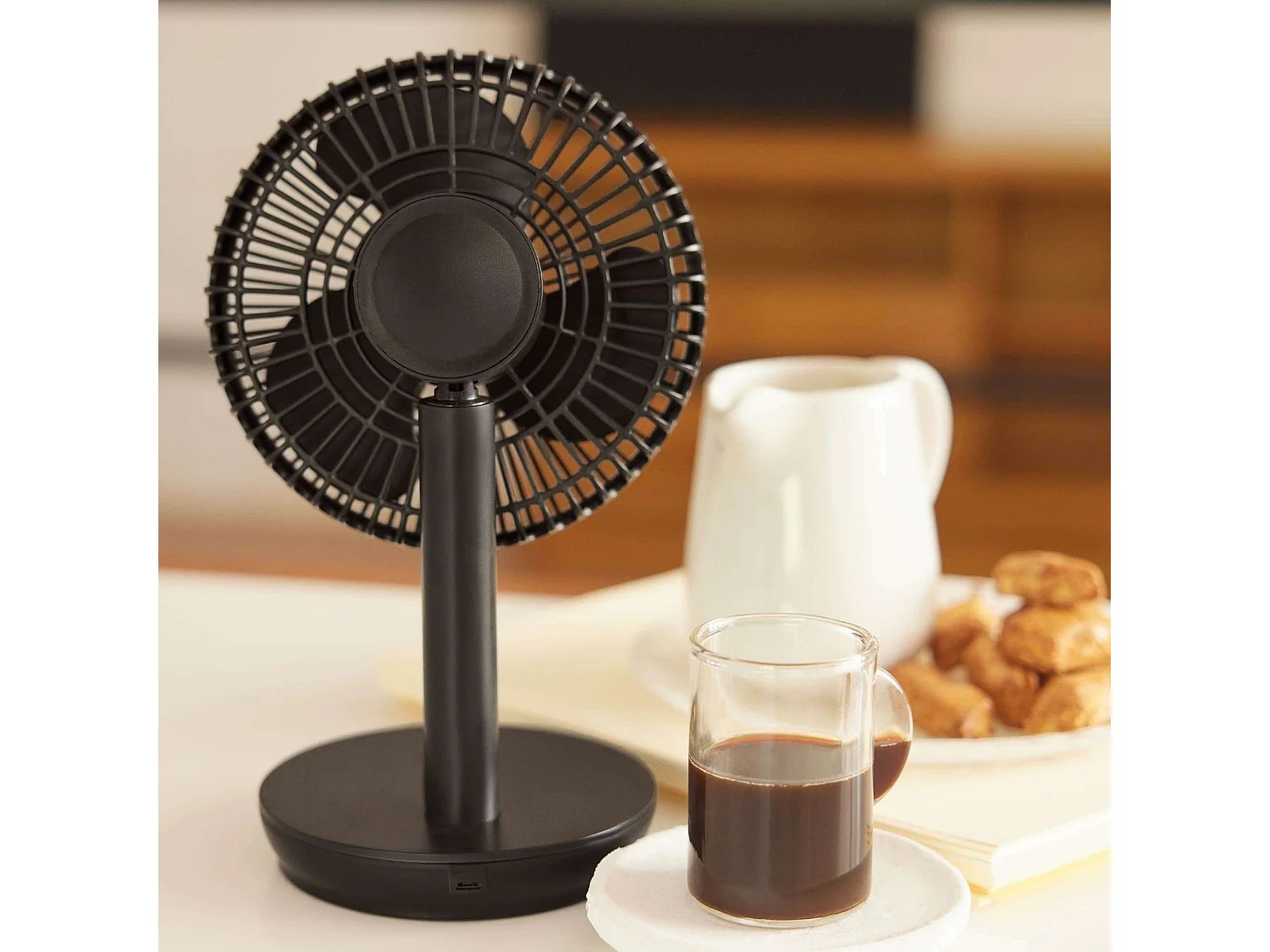 Ventilador de Sobremesa  USB Desk W300 Negro - Newlux