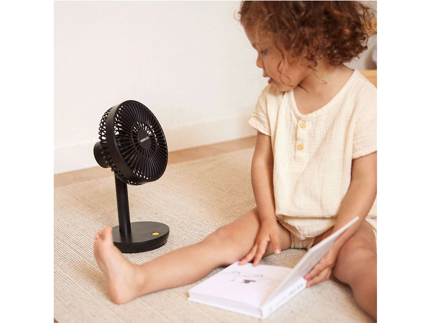 Ventilador de Sobremesa  USB Desk W300 Negro - Newlux