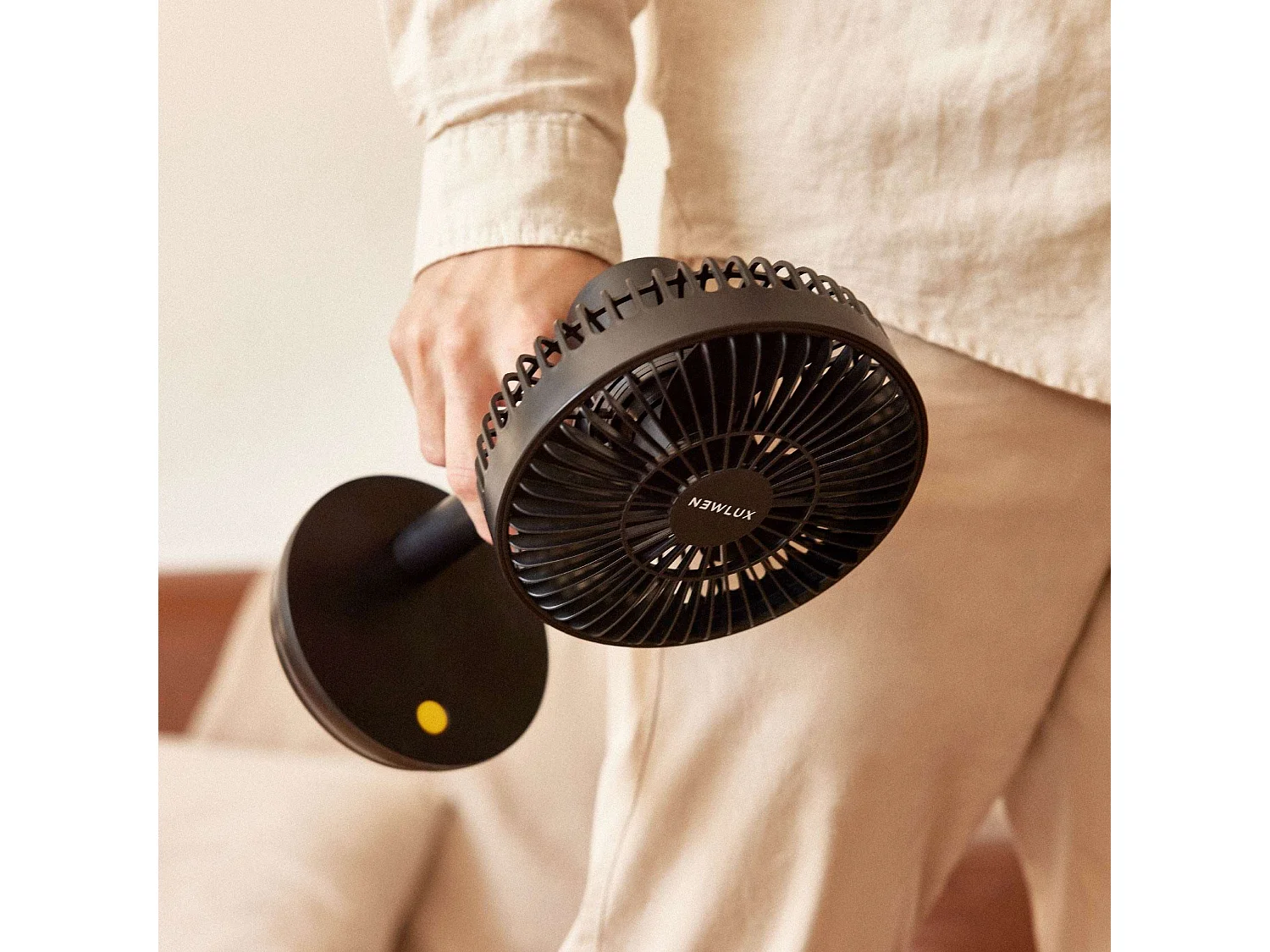 Ventilador de Sobremesa  USB Desk W300 Negro - Newlux