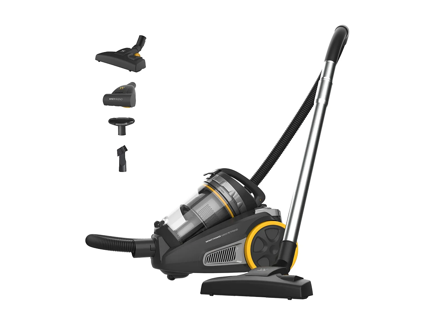 Aspirador Trineo  InfinityPower V4500 Negro - Newlux