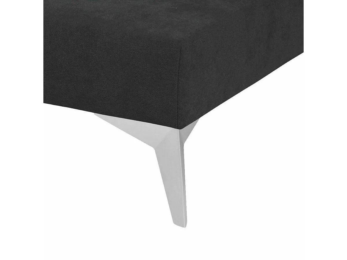 Pack sommier tapissier avec matelas 80x200 cm bois massif noir HOCÉA