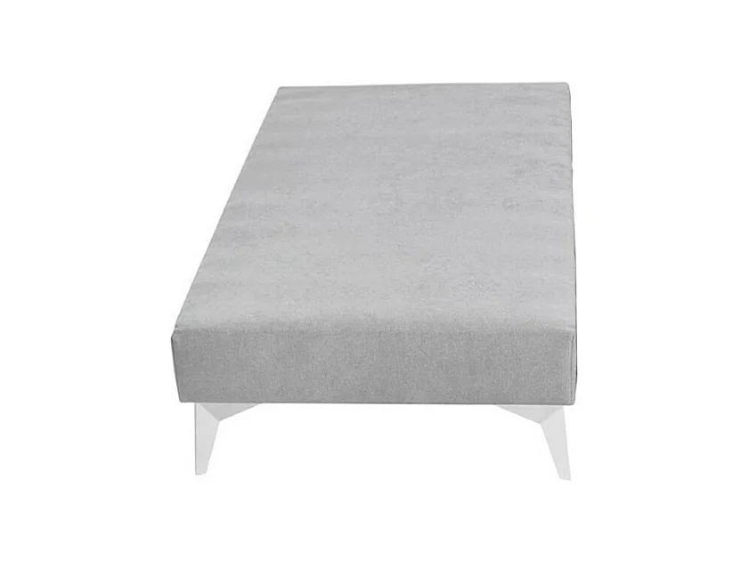 Sommier tapissier 70x190 cm bois massif gris HOCÉA