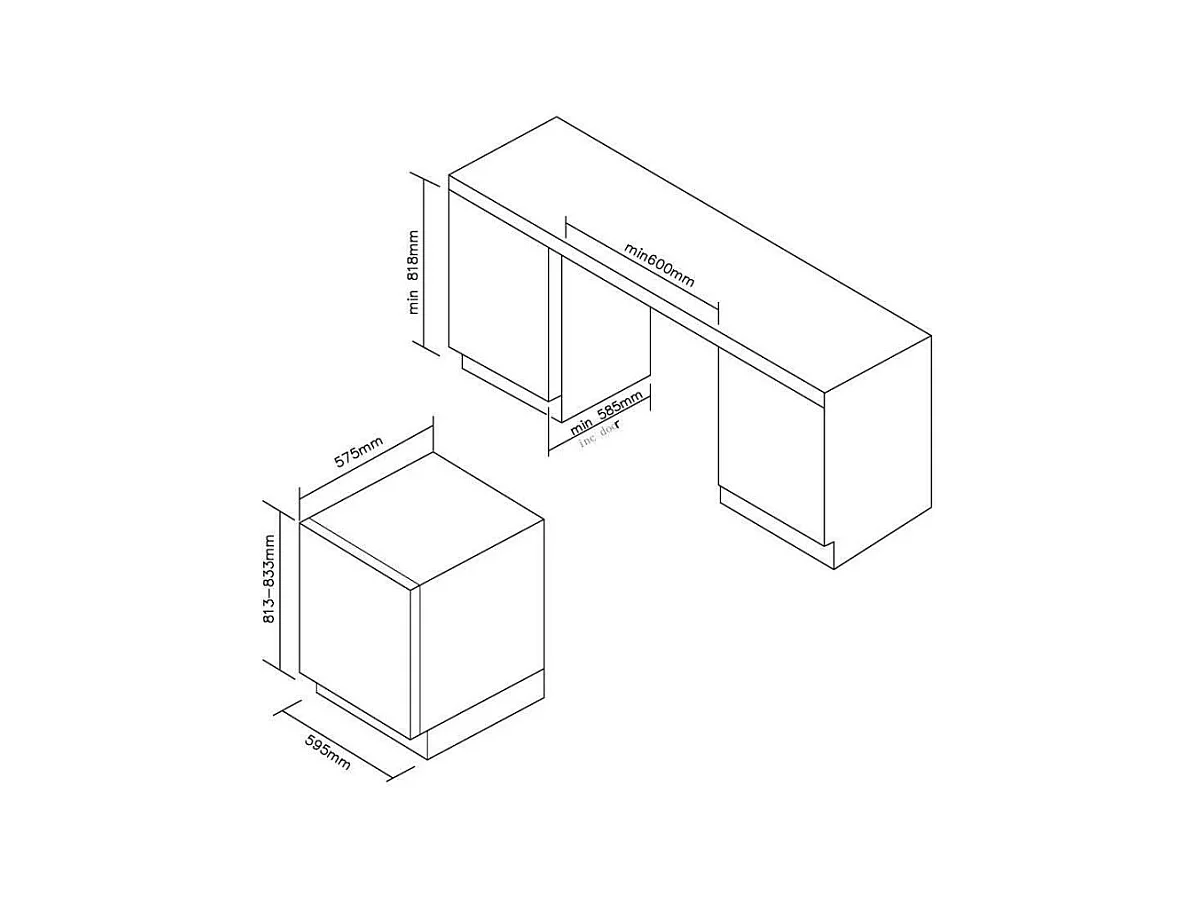 Cave de service ROSIèRES G, RWCB60DF/N