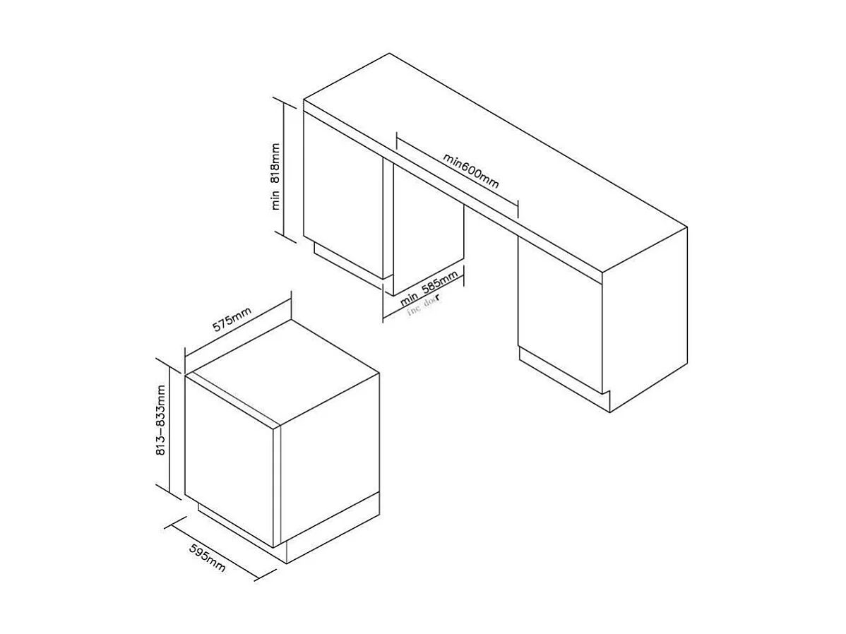 Cave de service ROSIèRES G, RWCB60DF/N