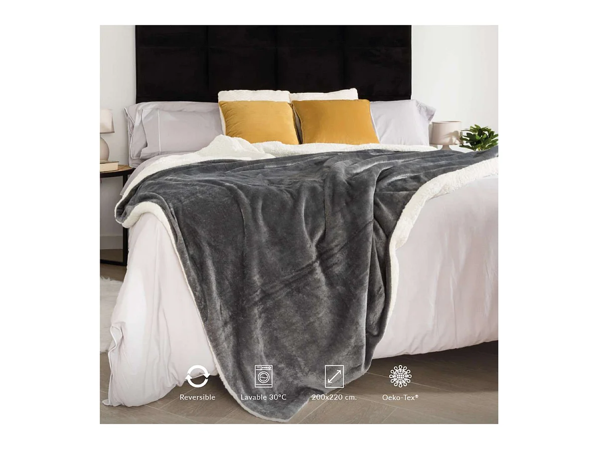 Manta   Gris Antracita - Nalui