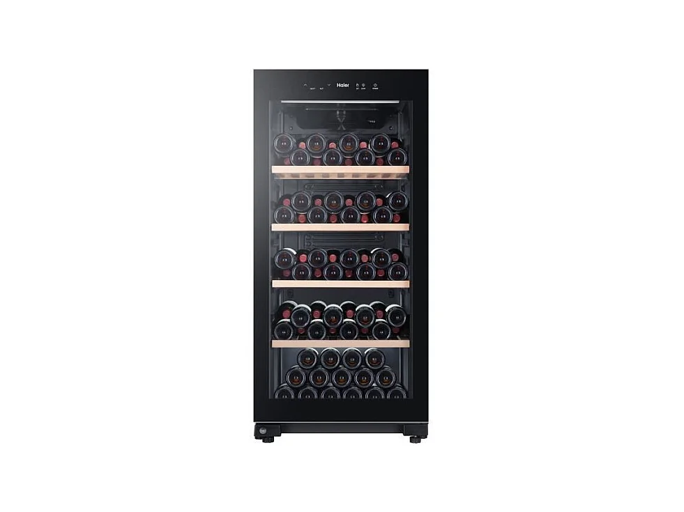 Haier HWS116GAE Cantinetta vino con compressore Libera installazione Nero 116 bottiglie