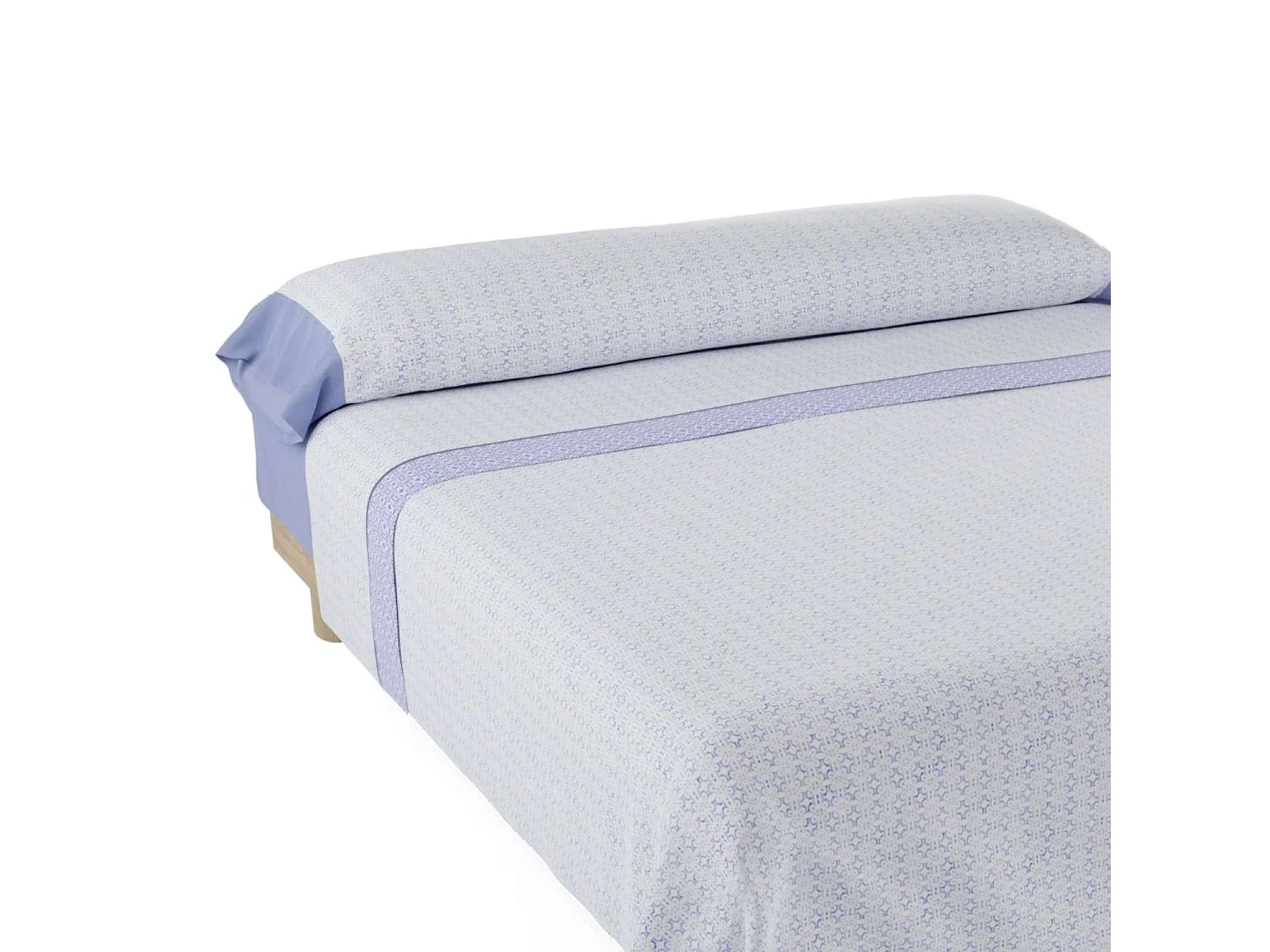 Juego de Sábanas  Flores Azul - Nalui