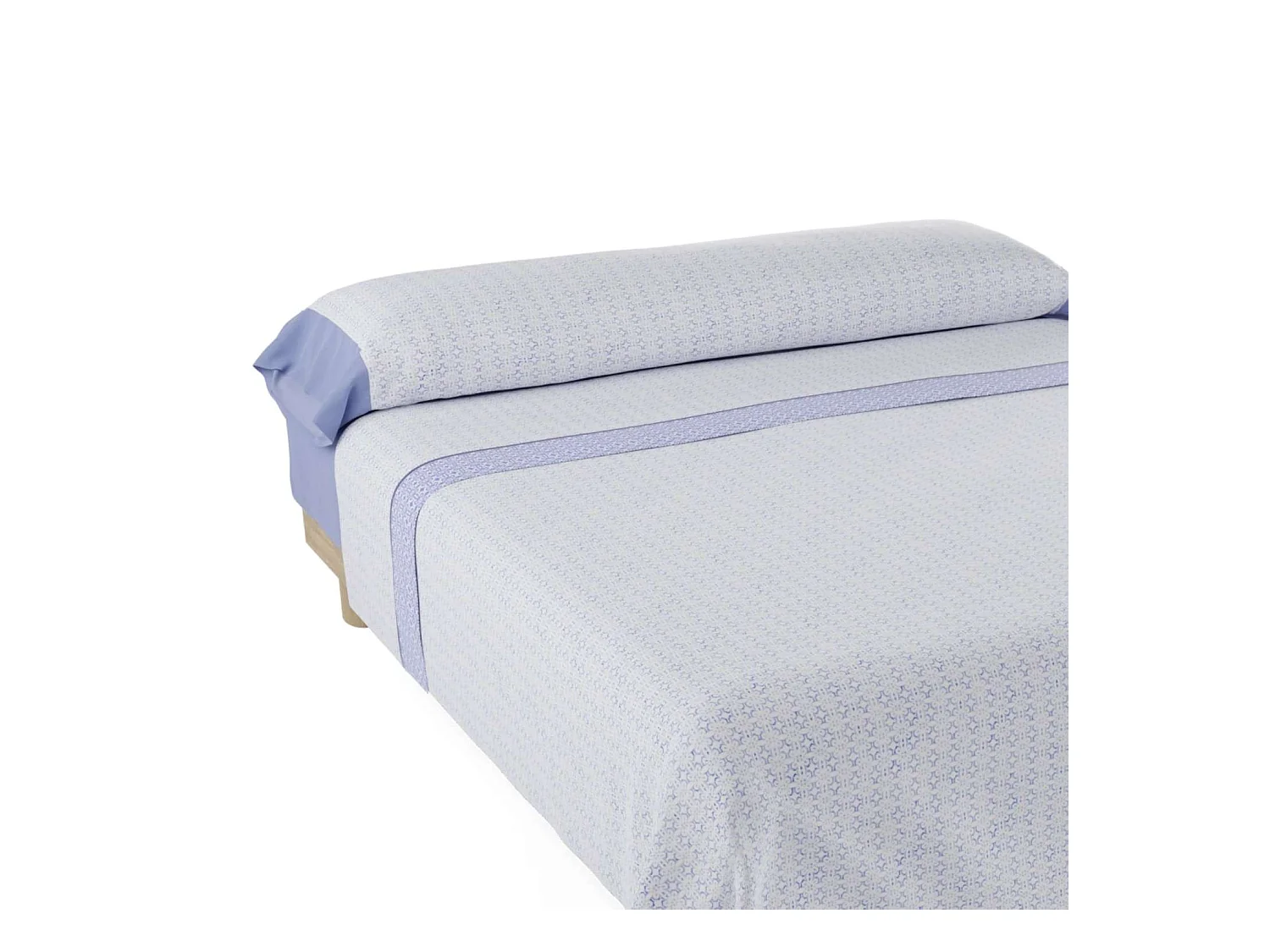 Juego de Sábanas  Flores Azul - Nalui