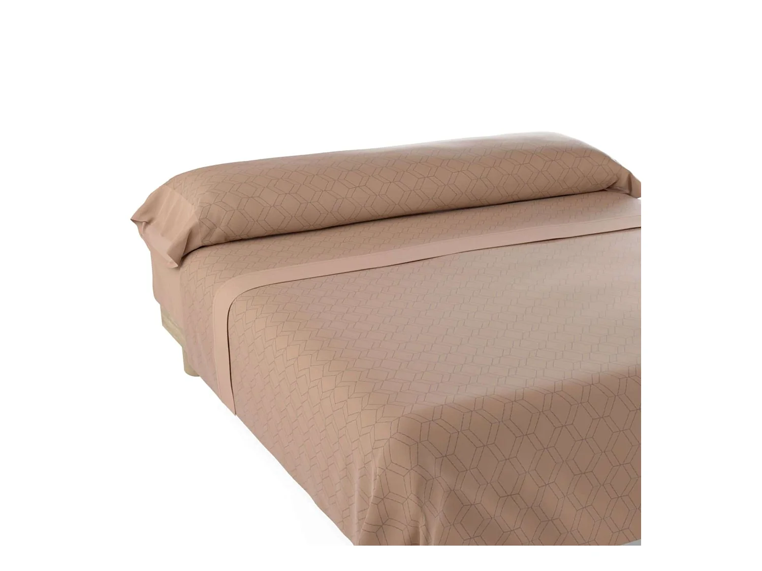 Juego de Sábanas  Gea Beig / Blanco - Nalui