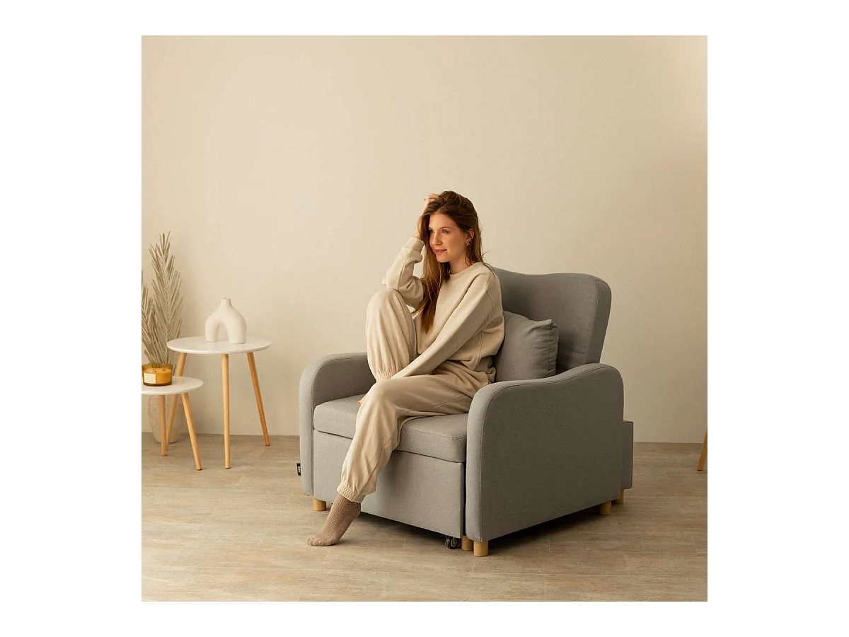 Sillón Cama  Buddy Gris - Nalui