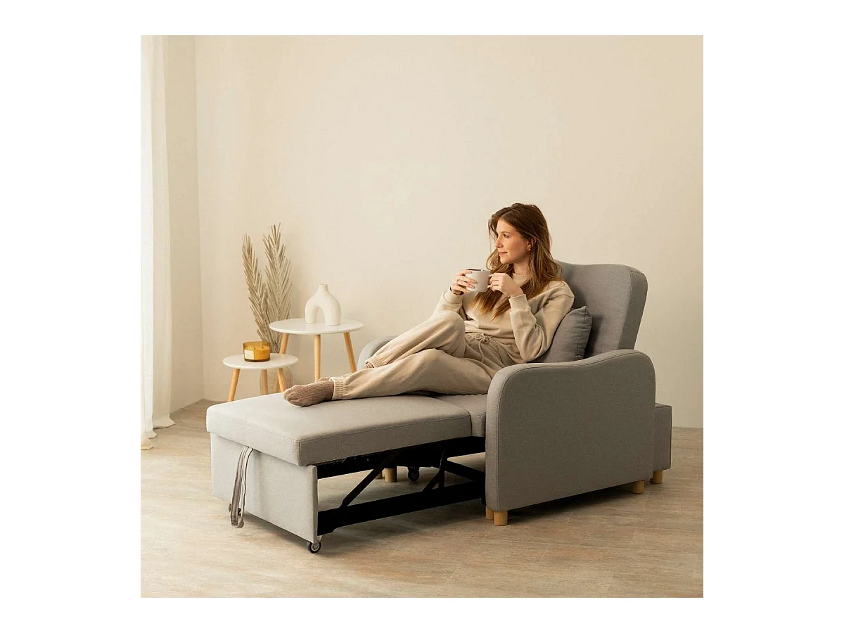 Sillón Cama  Buddy Gris - Nalui