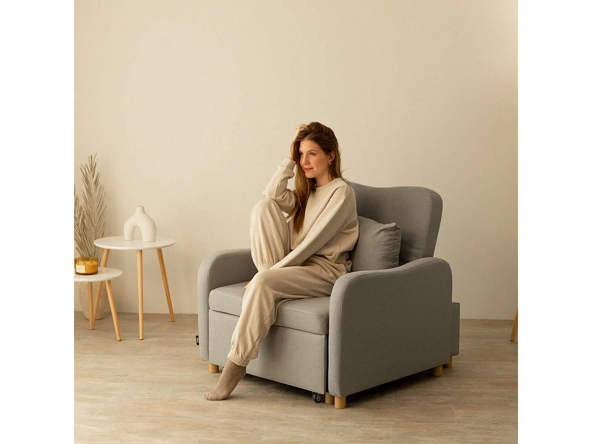 Sillón Cama  Buddy Gris - Nalui
