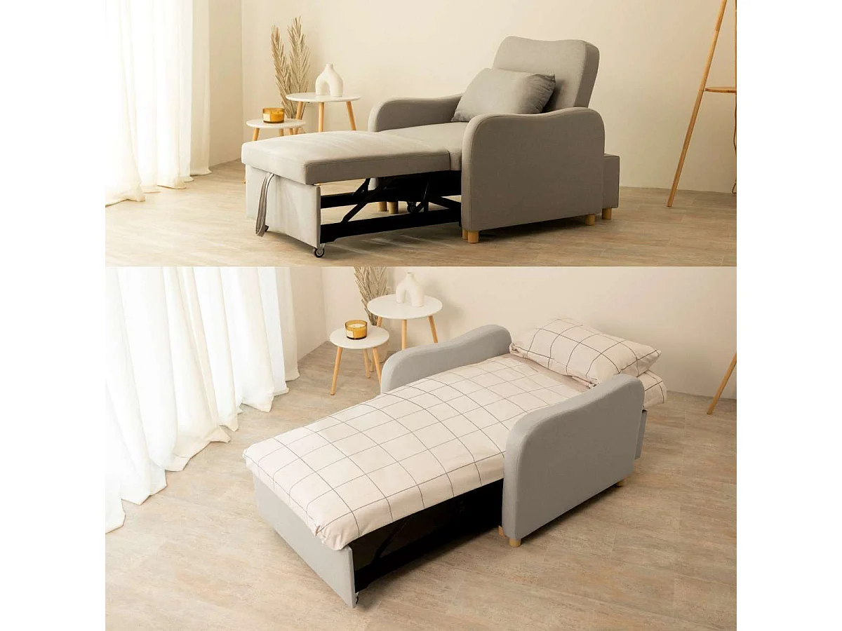 Sillón Cama  Buddy Gris - Nalui