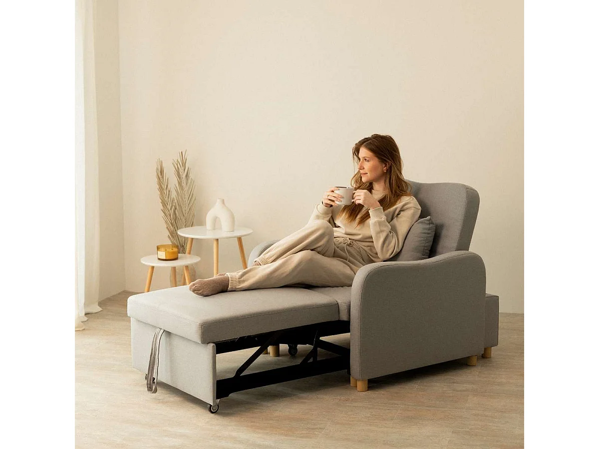 Sillón Cama  Buddy Gris - Nalui
