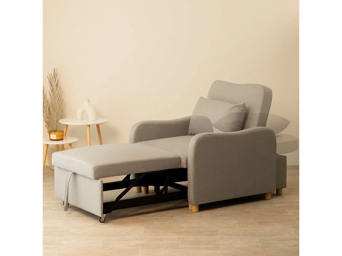 Sillón Cama  Buddy Gris - Nalui