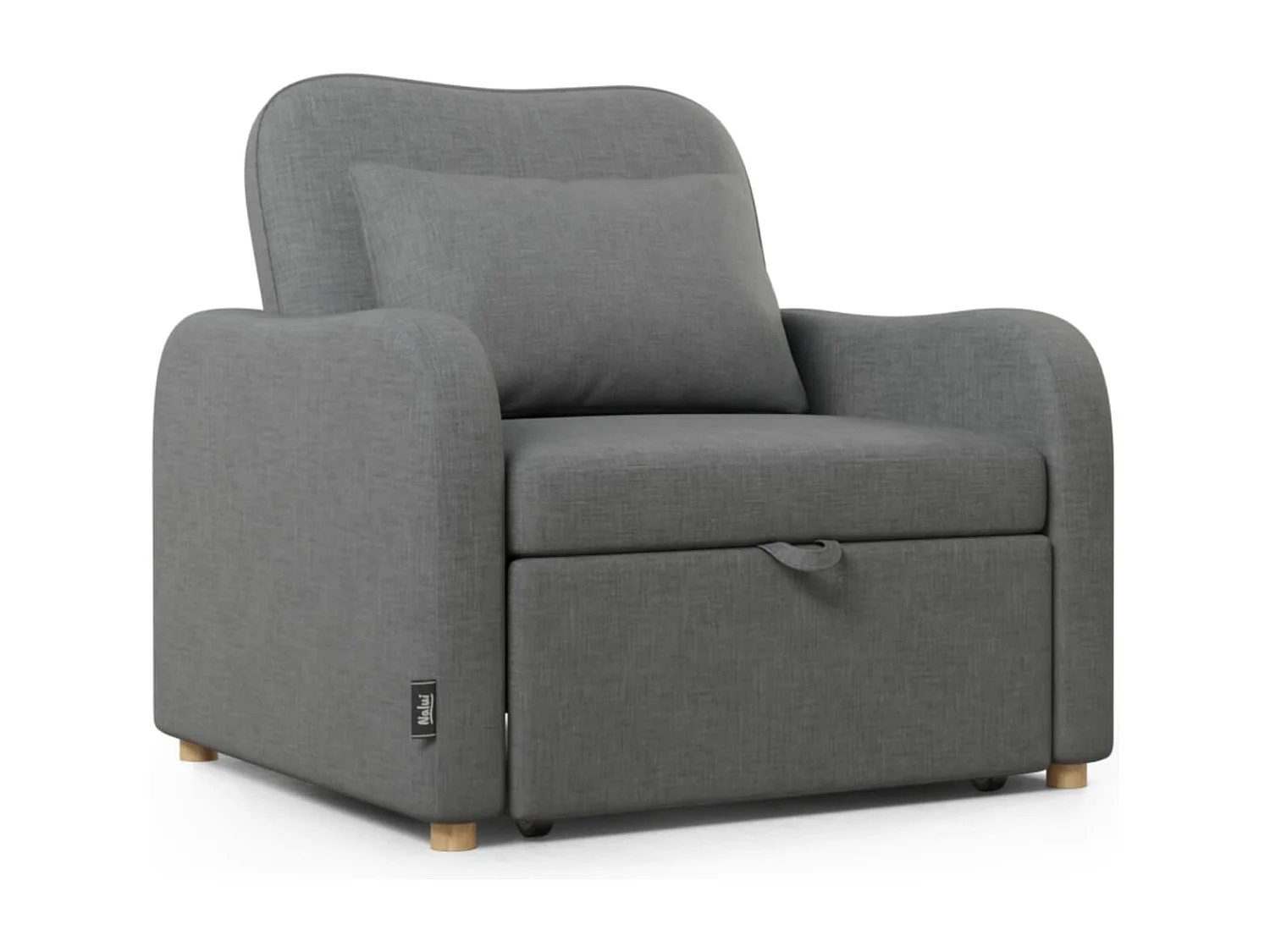 Sillón Cama  Buddy Gris Antracita - Nalui