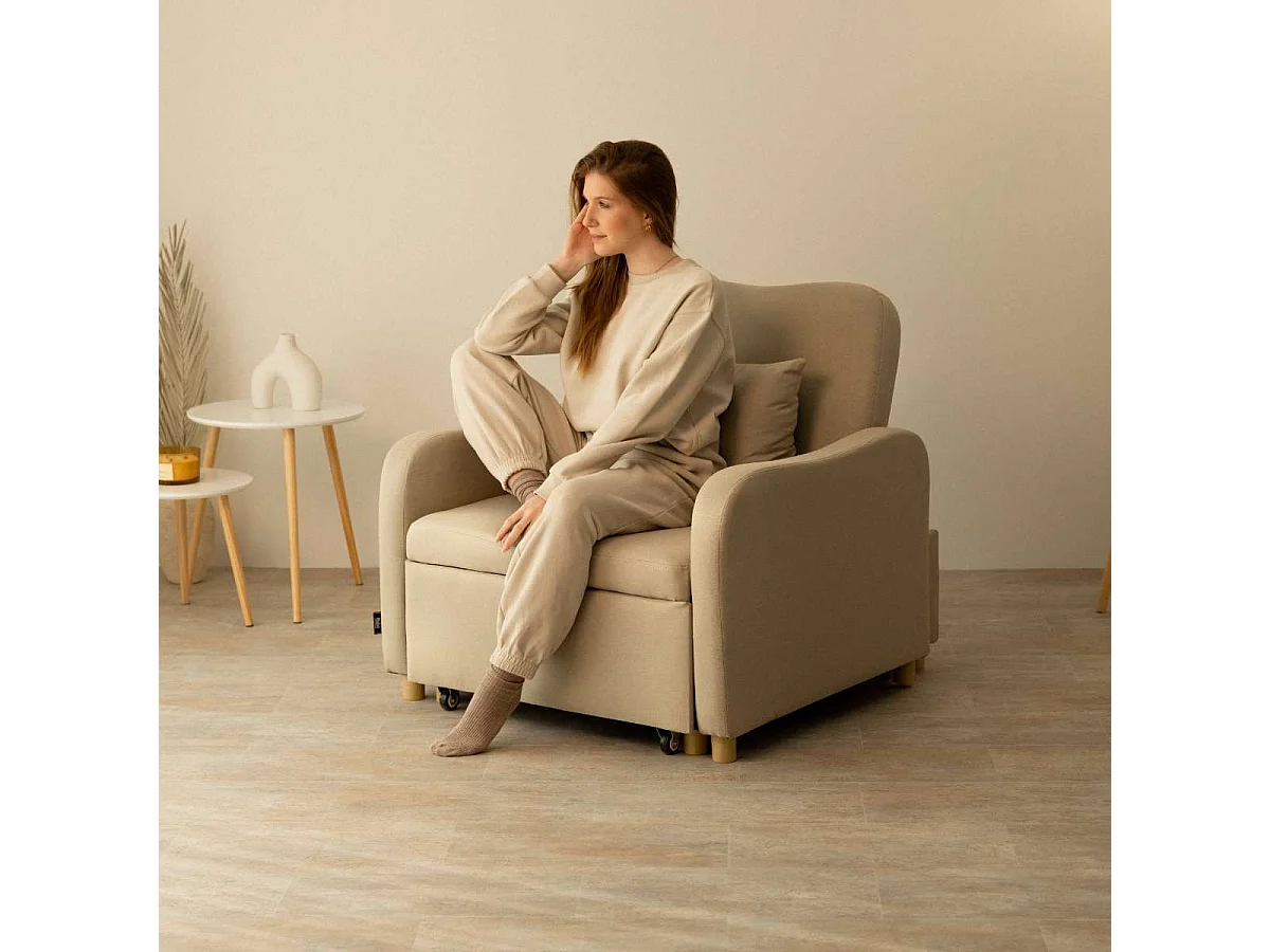 Sillón Cama  Buddy Beige - Nalui