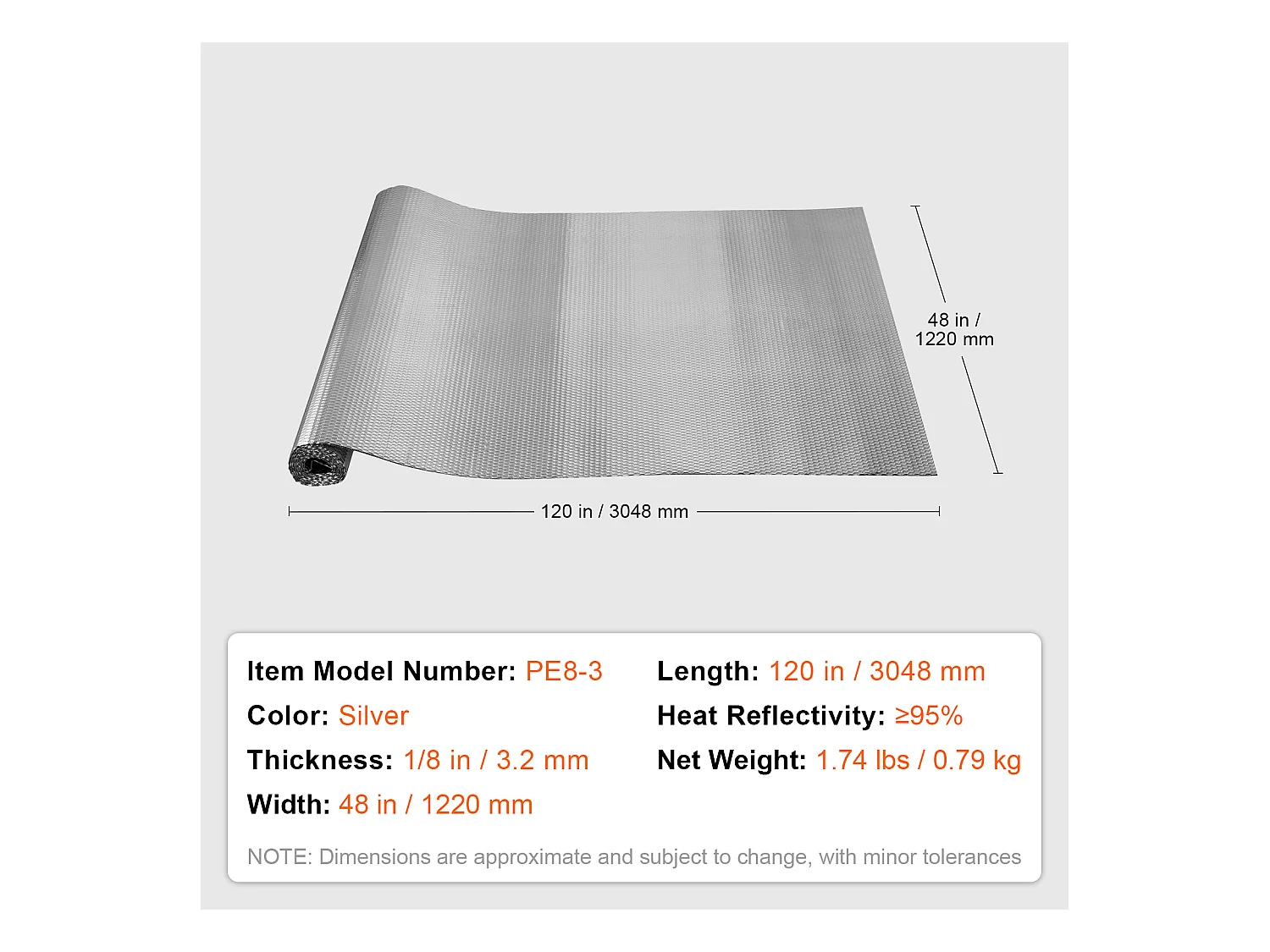 Rouleau Isolant Réfléchissant Double SucceBuy Film à Bulles d'Air Radiant 122 CM x 305 CM