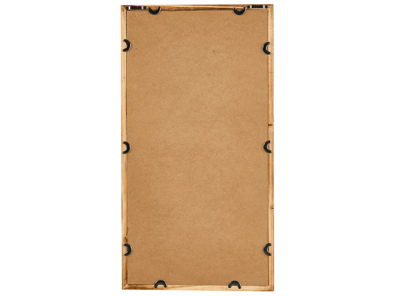 Wall Decor HIESVILLE Fir Wood 75 cm Light Brown