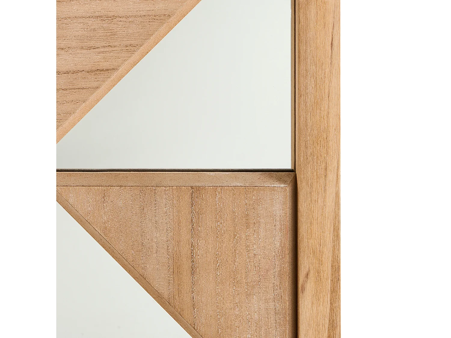 Wall Decor HIESVILLE Fir Wood 75 cm Light Brown