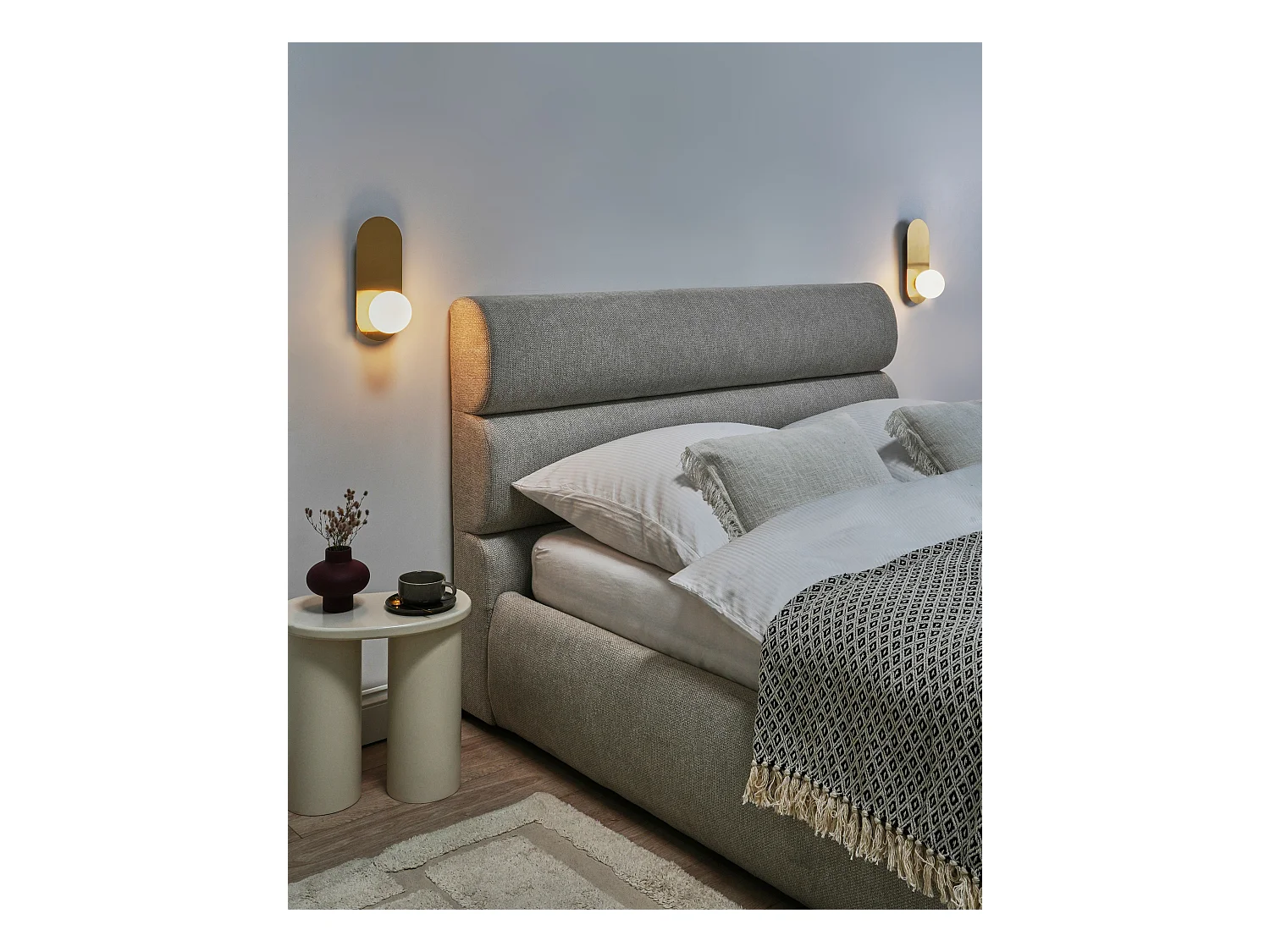 Set di 2 lampade da parete LEISI Vetro Oro