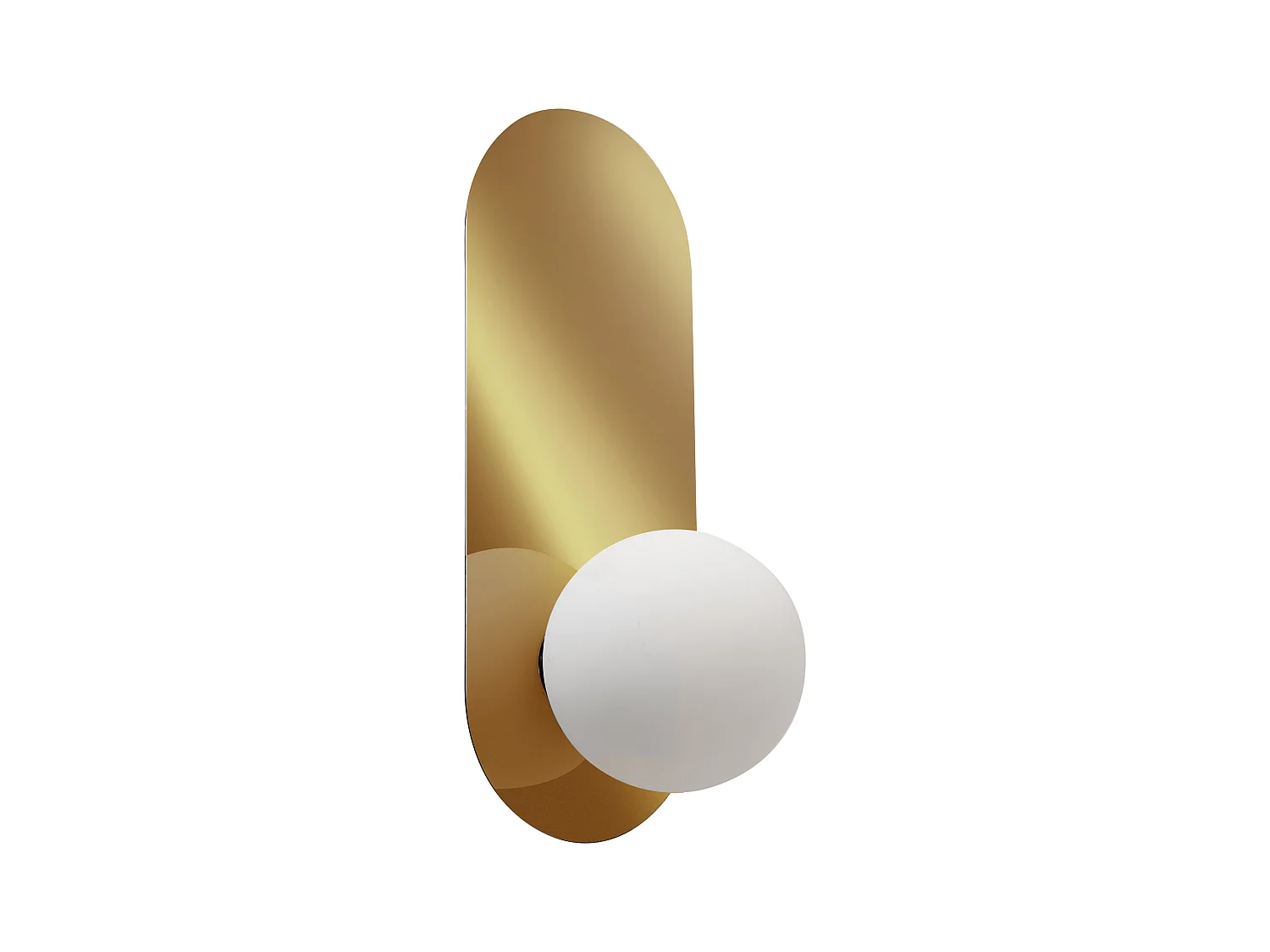 Set di 2 lampade da parete LEISI Vetro Oro
