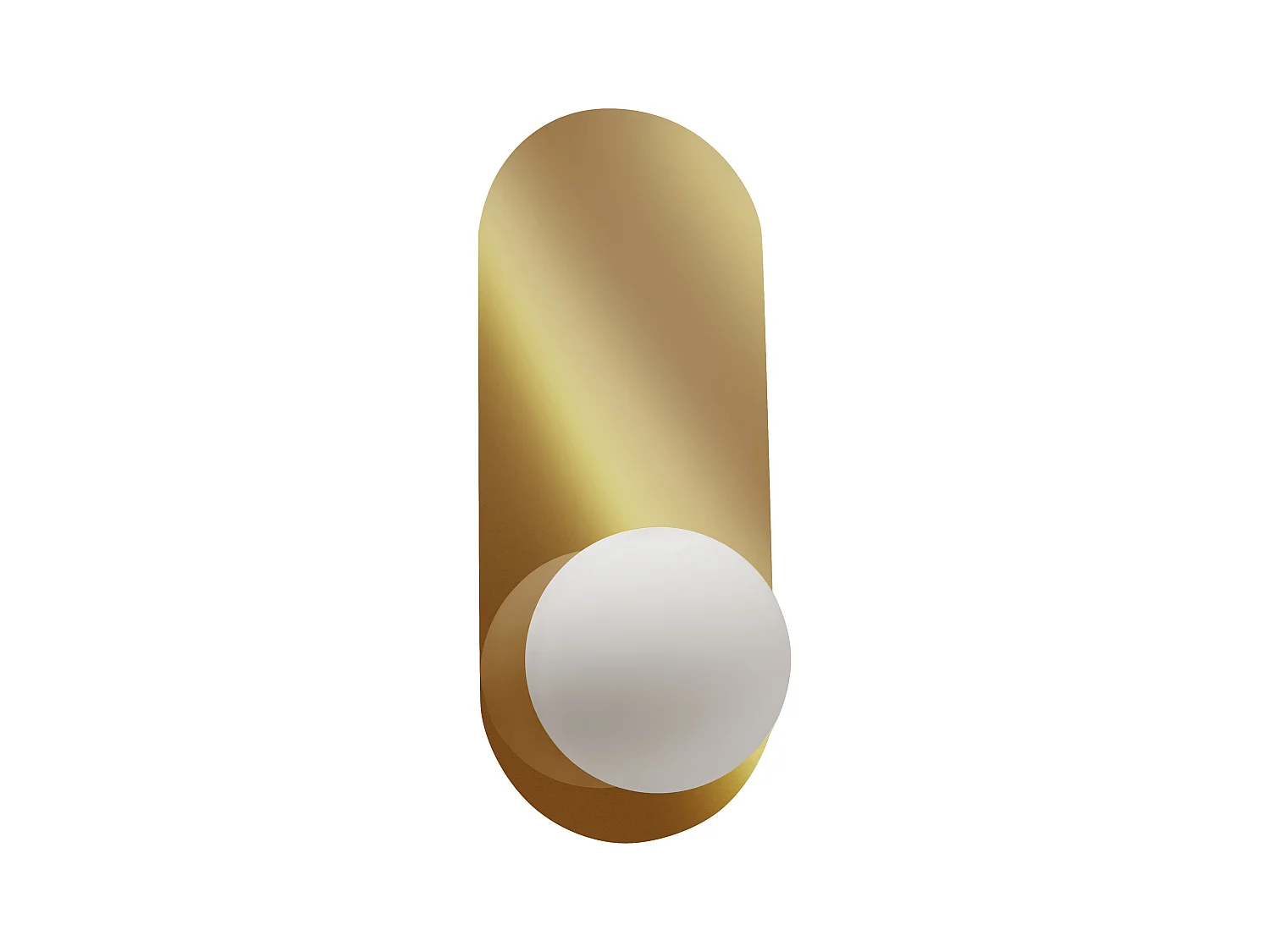 Set di 2 lampade da parete LEISI Vetro Oro