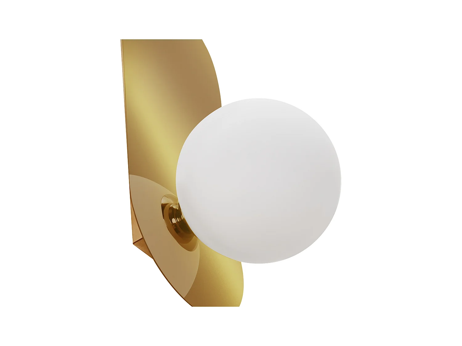 Set di 2 lampade da parete LEISI Vetro Oro