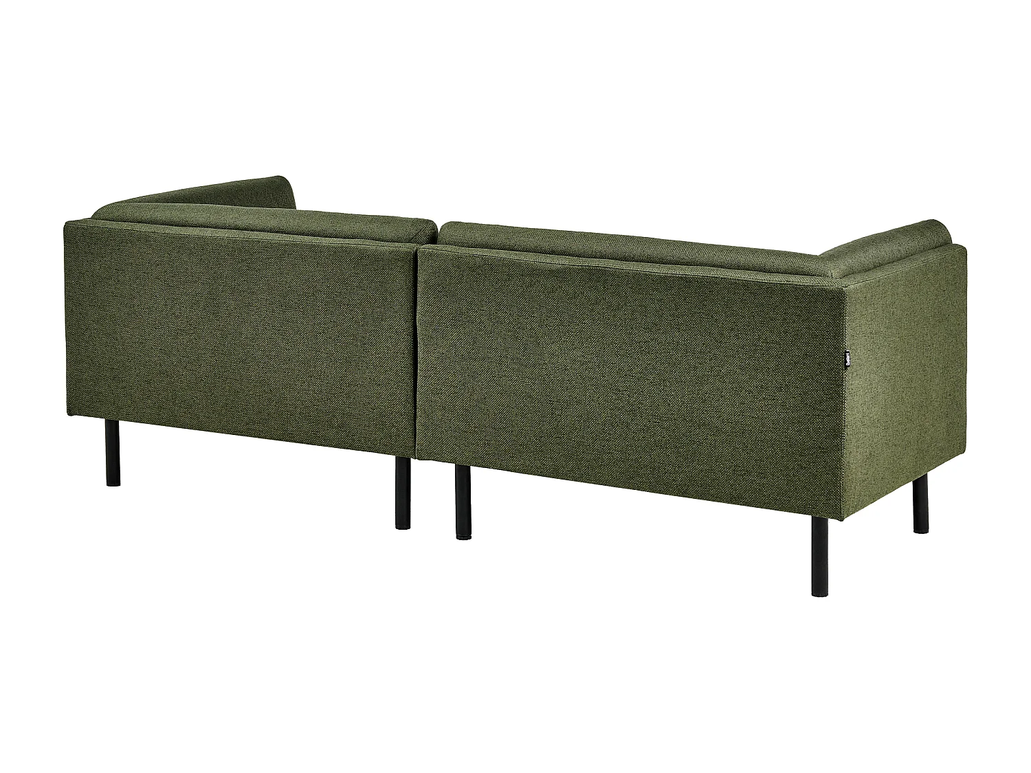 Canapé 3 places VORGOD Tissu Vert foncé